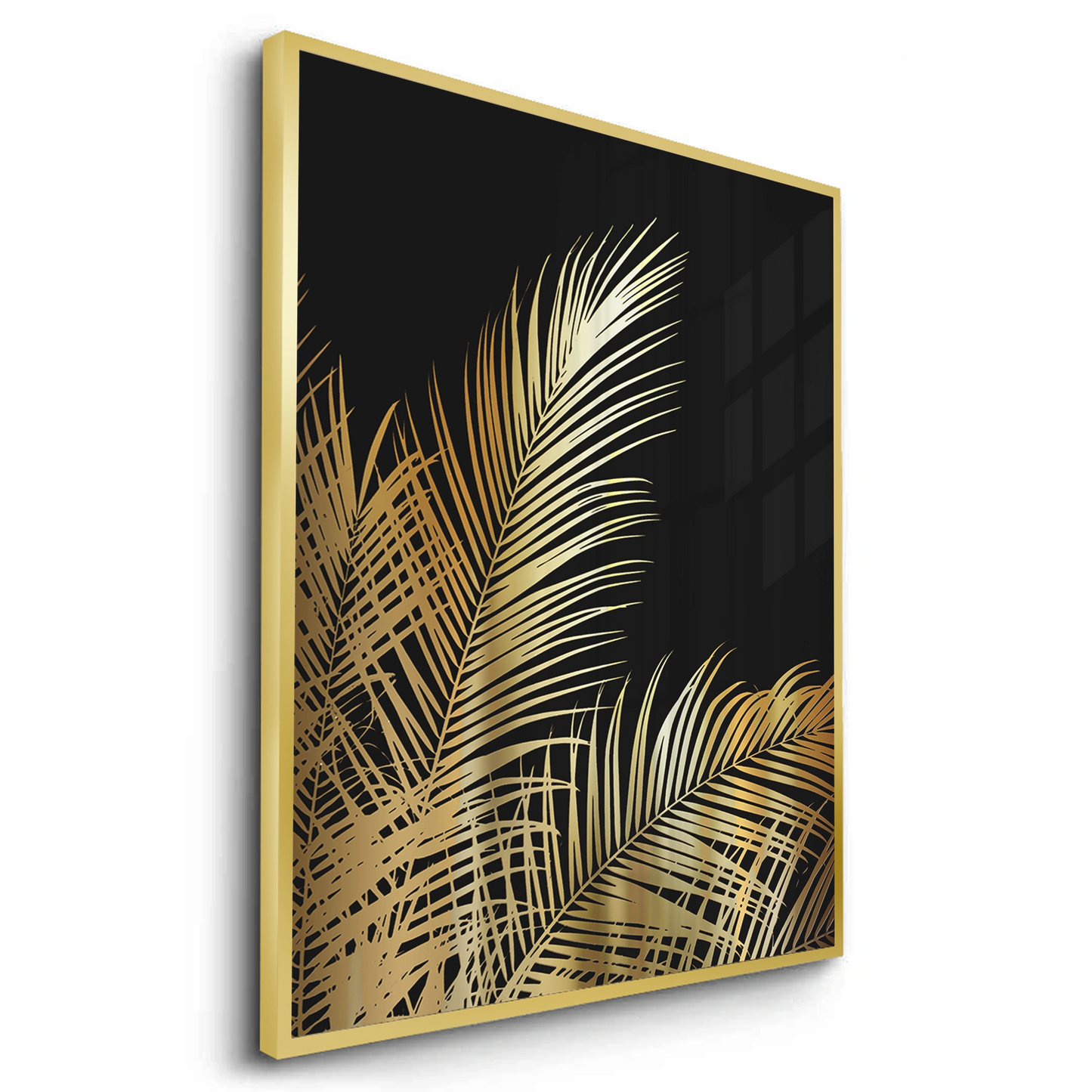 2Gold Palm Leaf - Fine Art