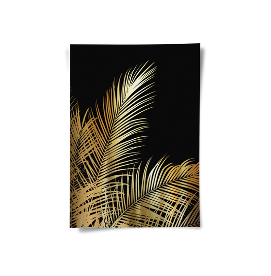 Gold Palm Leaf - Poster
