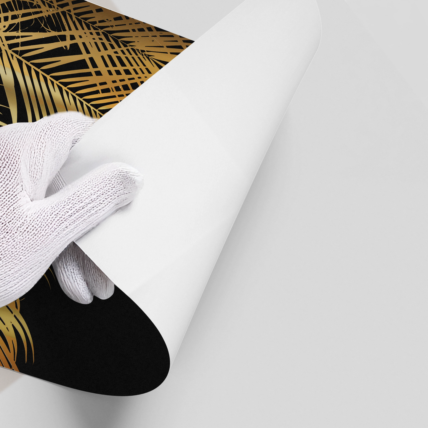 2Gold Palm Leaf - Poster