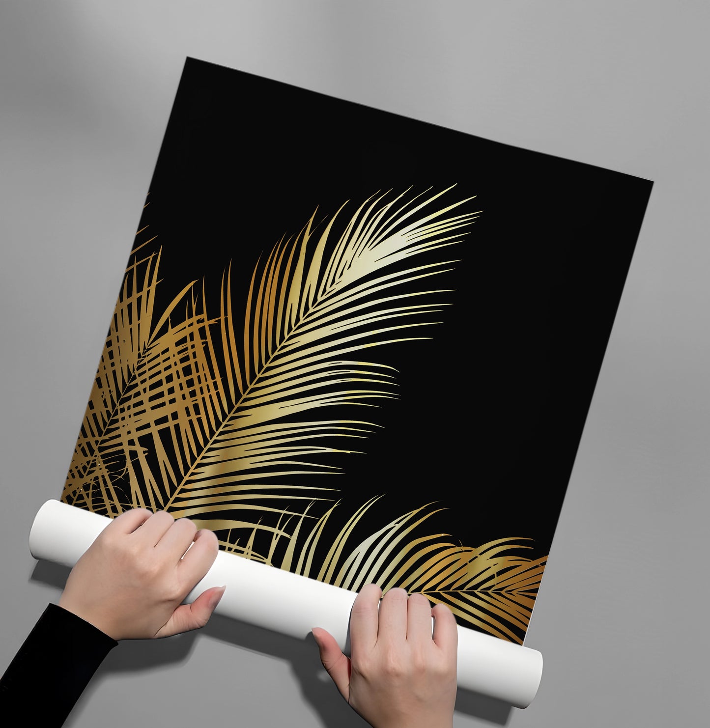 2Gold Palm Leaf - Poster