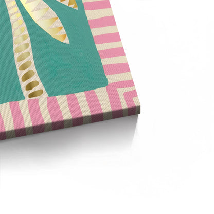 Gold Palm Tree - Canvas