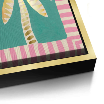 Gold Palm Tree - Canvas