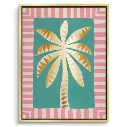 Gold Palm Tree - Canvas