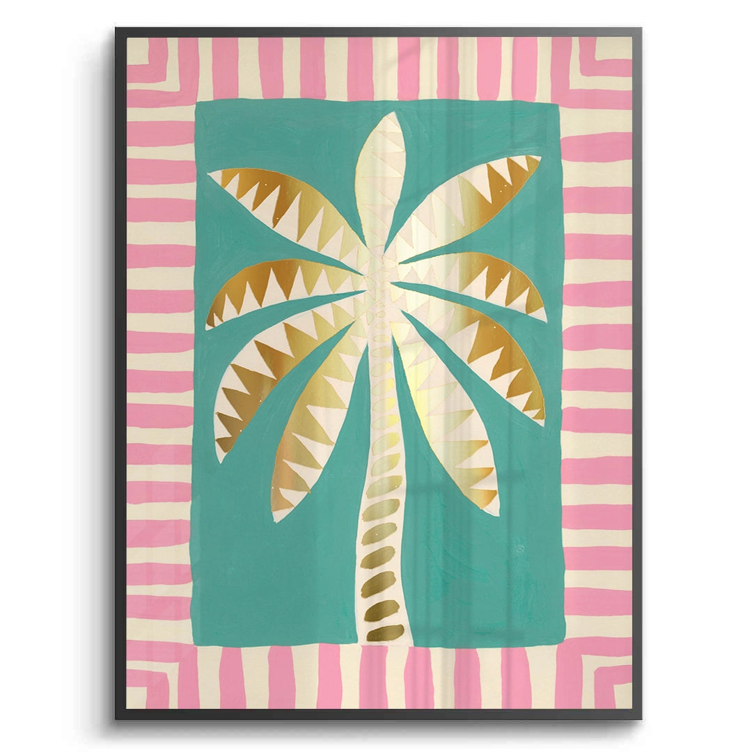 2Gold Palm Tree - Fine Art