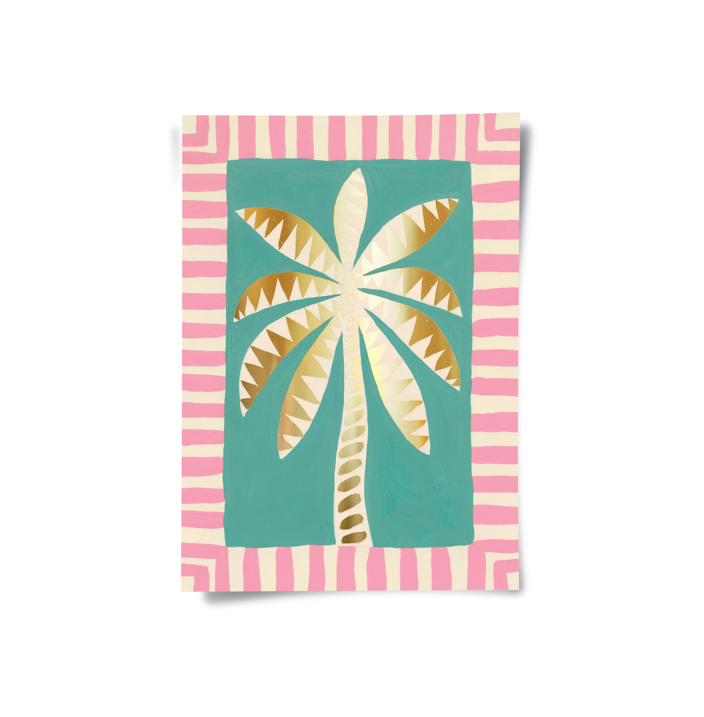 2Gold Palm Tree - Poster