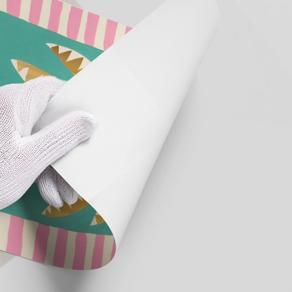 Gold Palm Tree - Poster