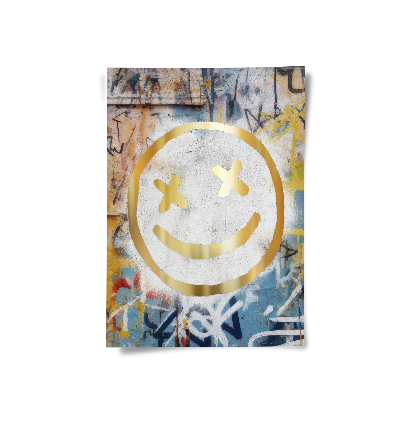 2Gold Smiley Face - Poster