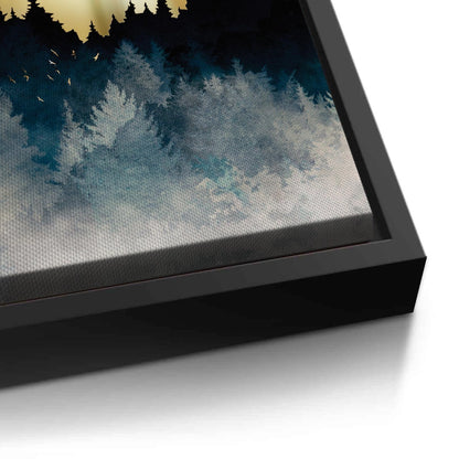 Gold Starry Mountain- Canvas