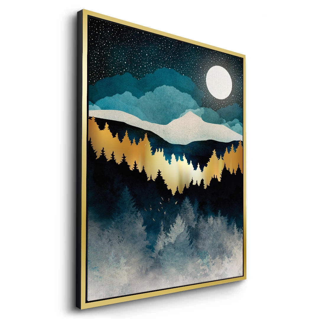 2Gold Starry Mountain- Canvas