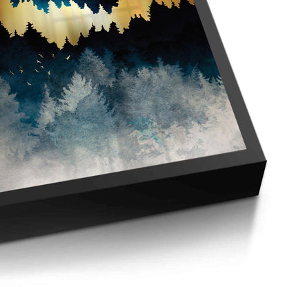 Gold Starry Mountain - Fine Art