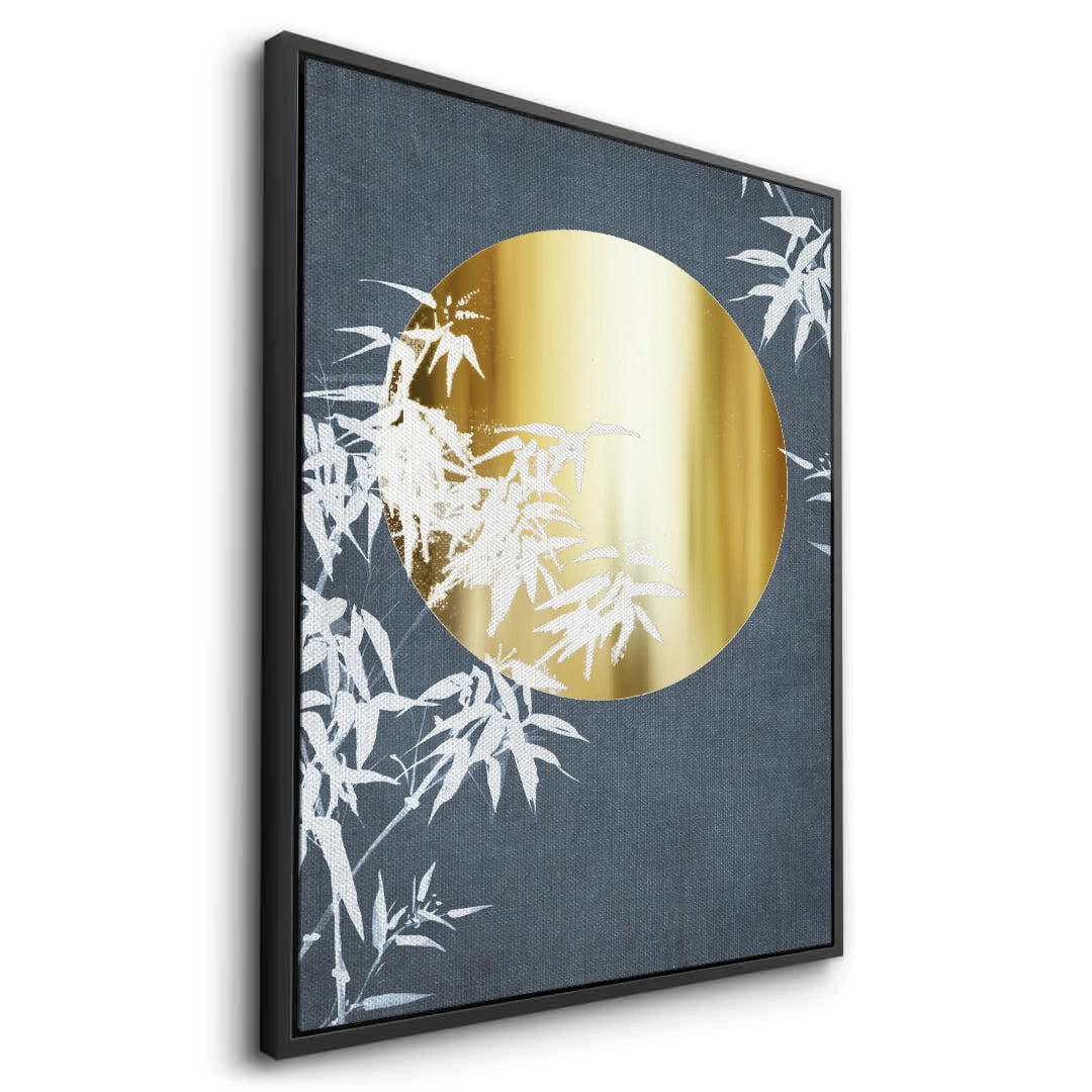 2Gold Sun and Bamboo Leaves - Canvas