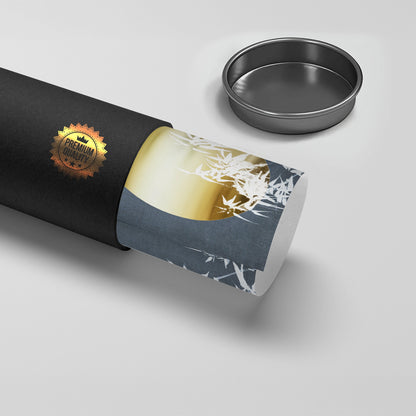 Gold Sun and Bamboo Leaves - Poster