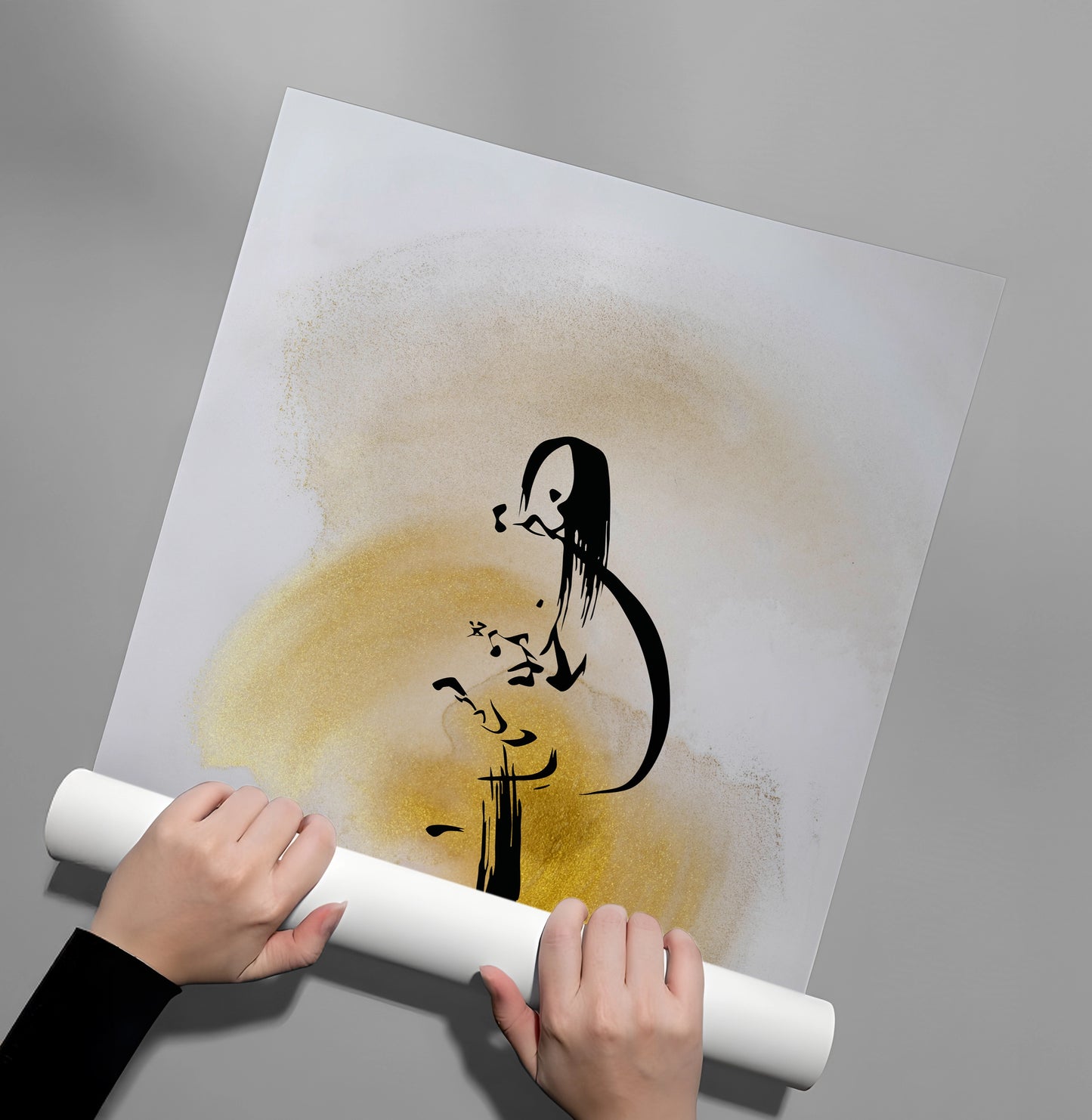 2Gold Swirl - Poster