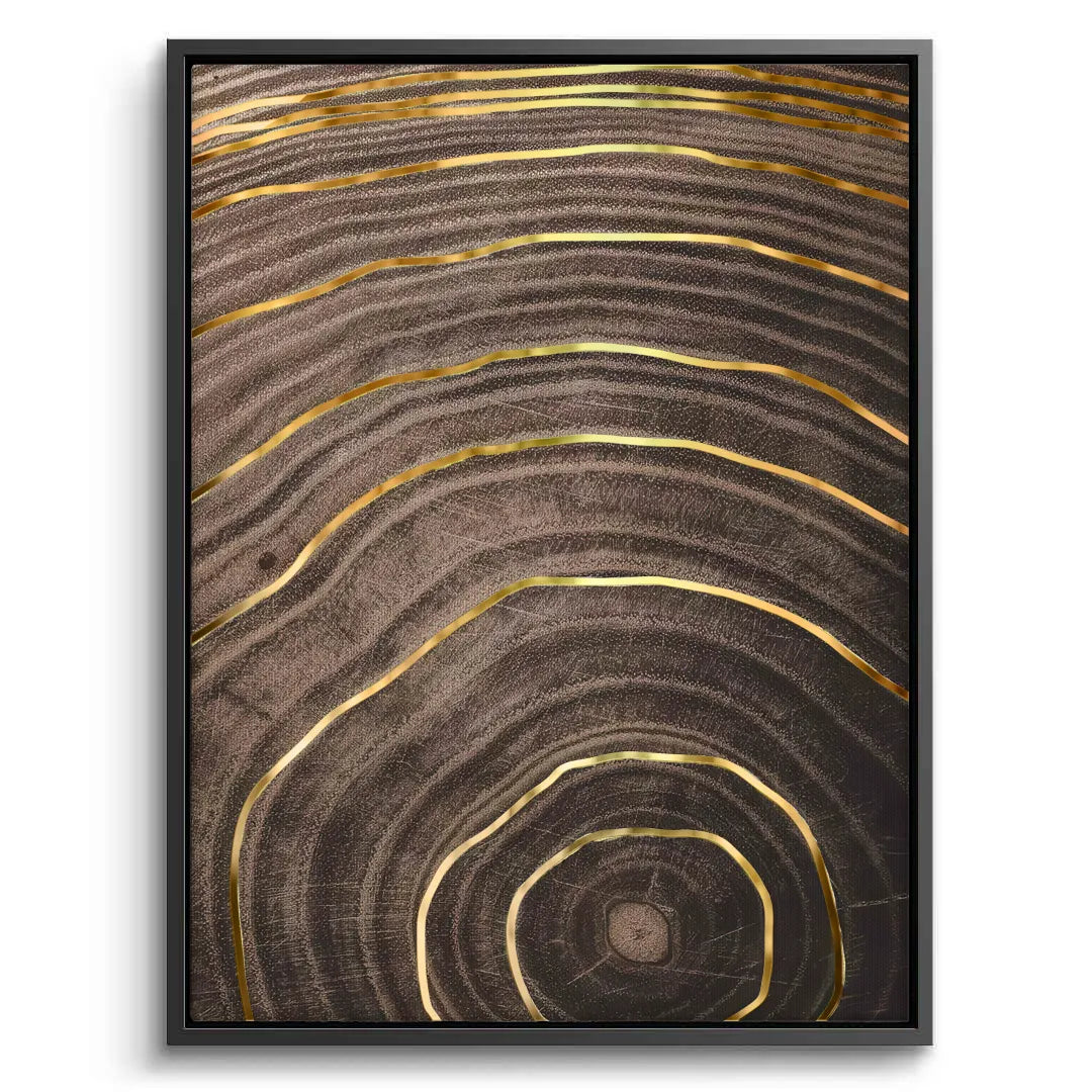 Gold Tree - Canvas - Jasmineart.ae