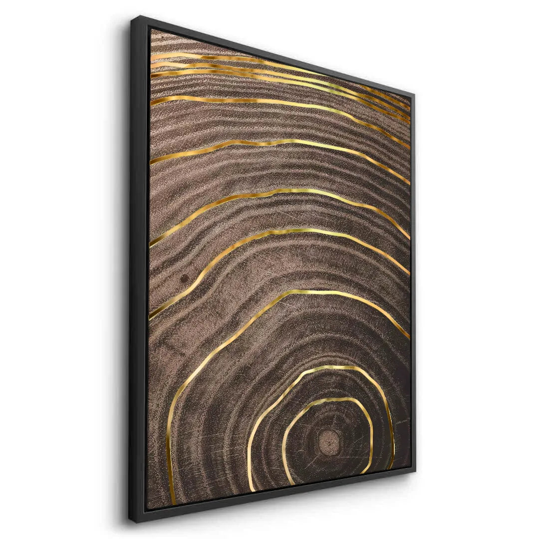 Gold Tree - Canvas - Jasmineart.ae