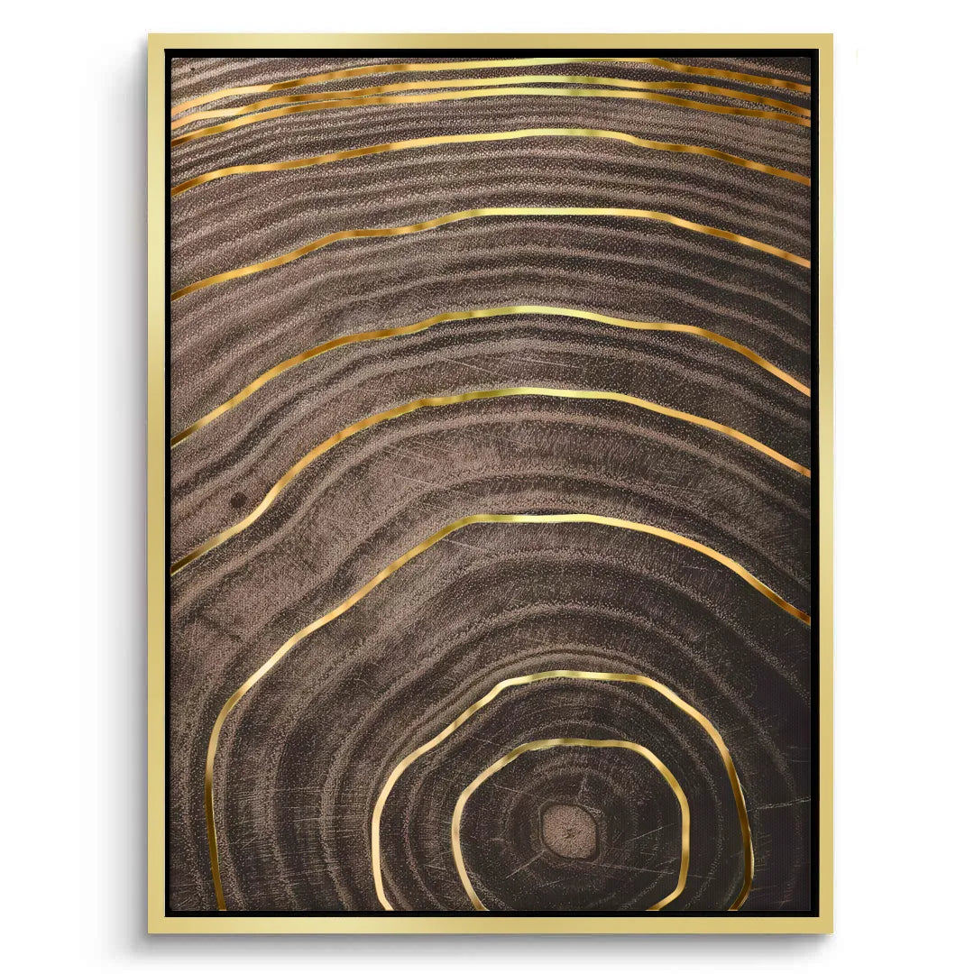 Gold Tree - Canvas - Jasmineart.ae