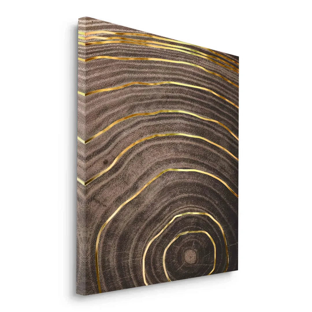 Gold Tree - Canvas - Jasmineart.ae