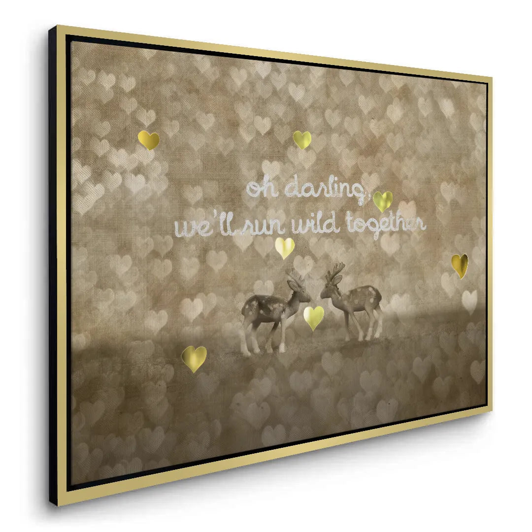 We_ll Run Wild Together - Canvas - Jasmineart.ae