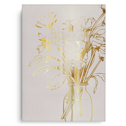 Golden Bouquet - Canvas