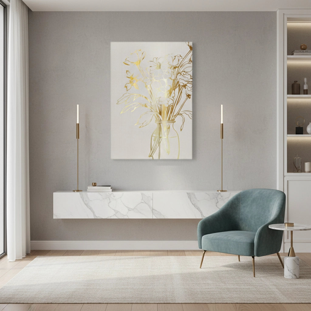 2Golden Bouquet - Canvas