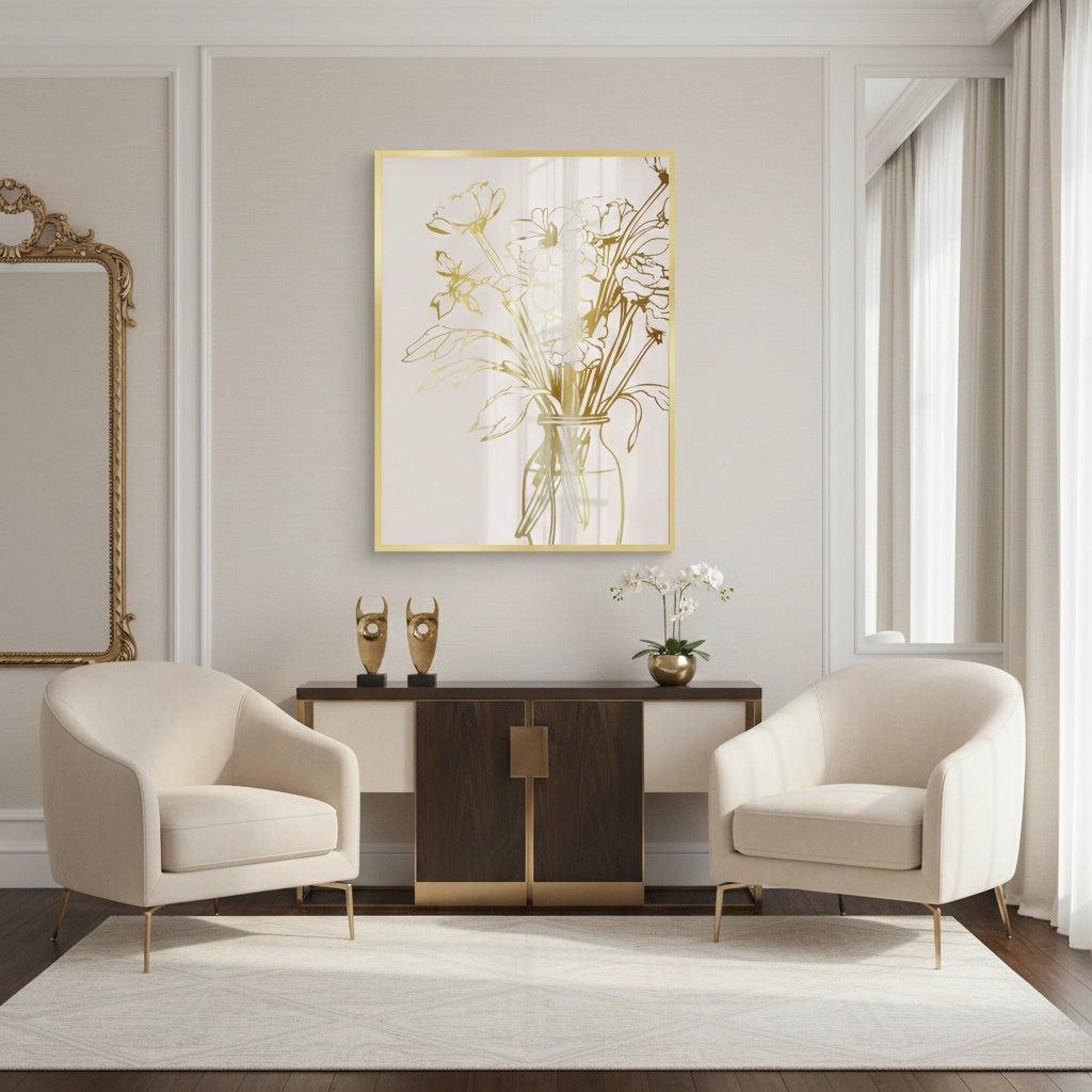 Golden Bouquet - Fine Art