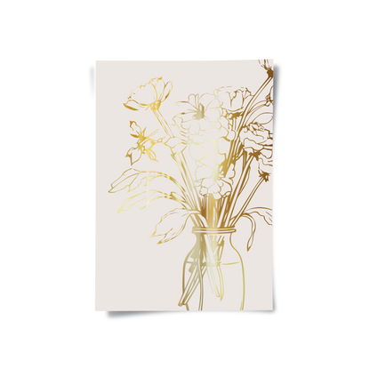 Golden Bouquet - Poster