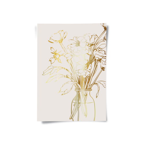 Golden Bouquet - Poster