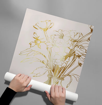Golden Bouquet - Poster
