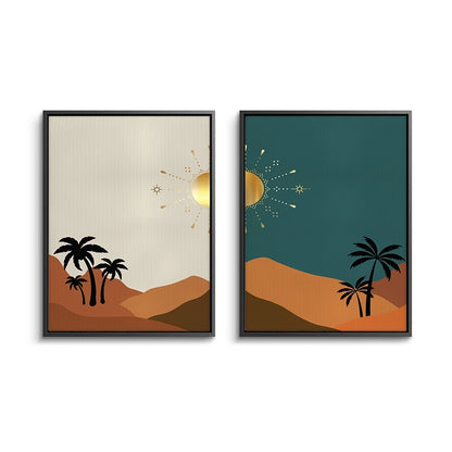 Golden Dunes Set of 2 - Canvas