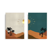 Golden Dunes Set of 2 - Canvas