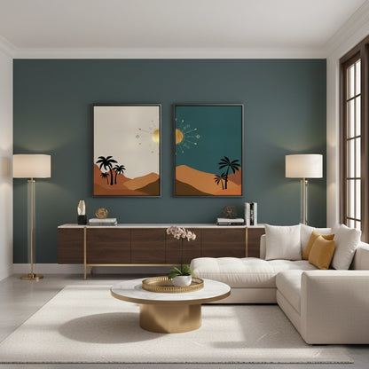 Golden Dunes Set of 2 - Canvas