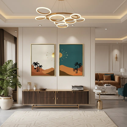 Golden Dunes Set of 2 - Canvas