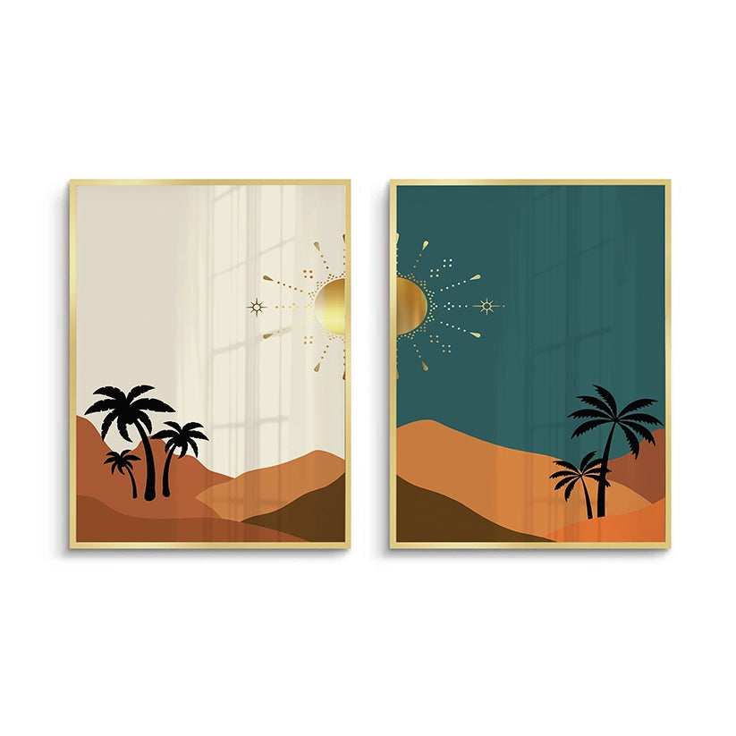 2Golden Dunes Set of 2 - Fine Art