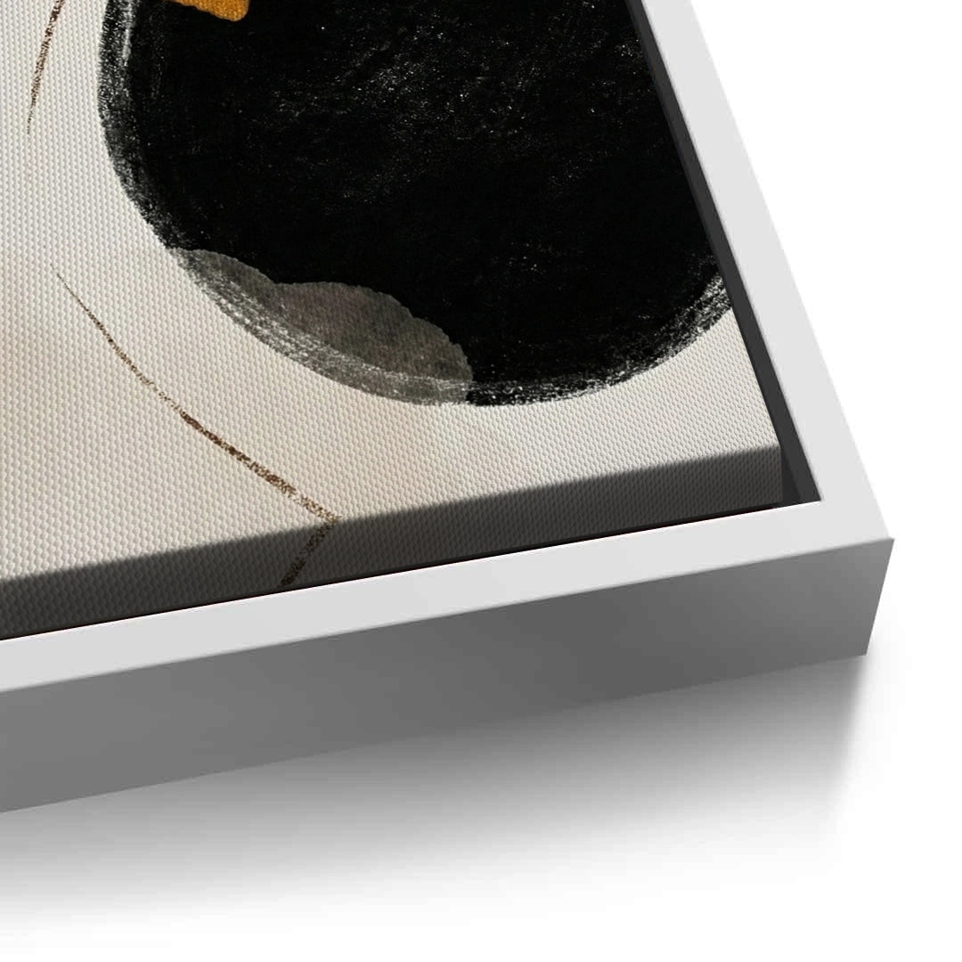 2Golden Eclipse Abstract - Canvas