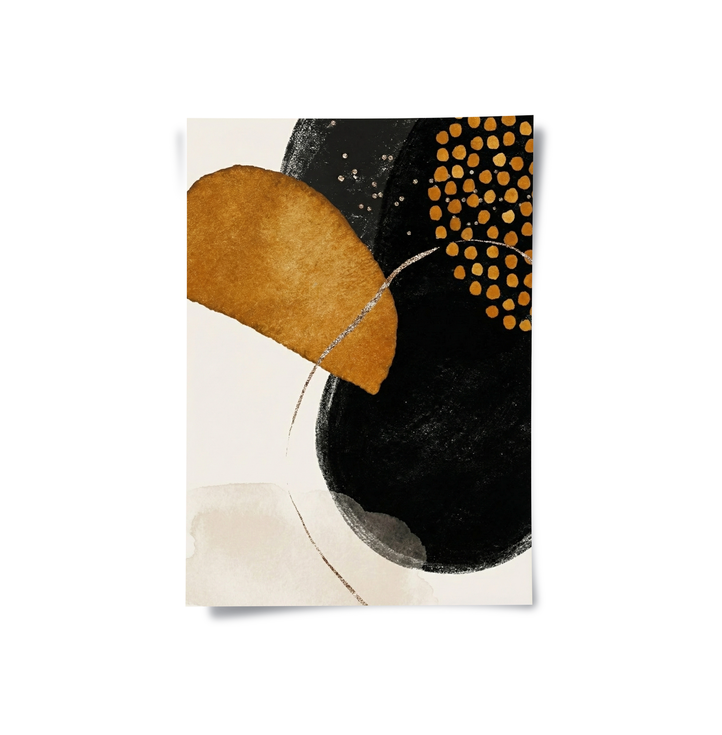 2Golden Eclipse Abstract - Poster