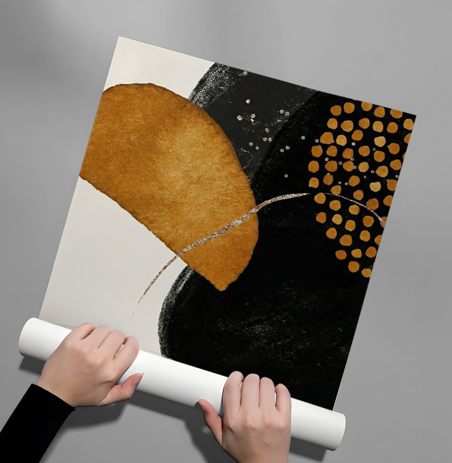 2Golden Eclipse Abstract - Poster