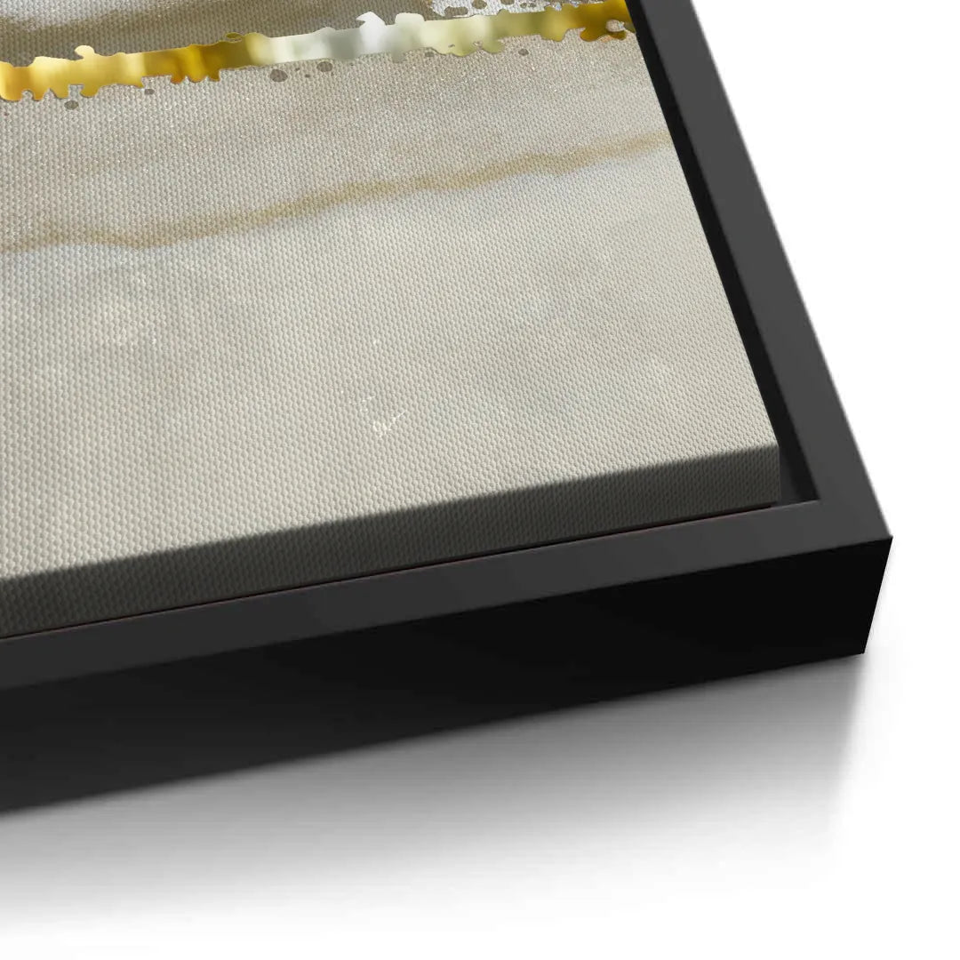 Golden Horizon Set of 3 - Canvas - Jasmineart.ae