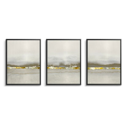 Golden Horizon Set of 3 - Canvas