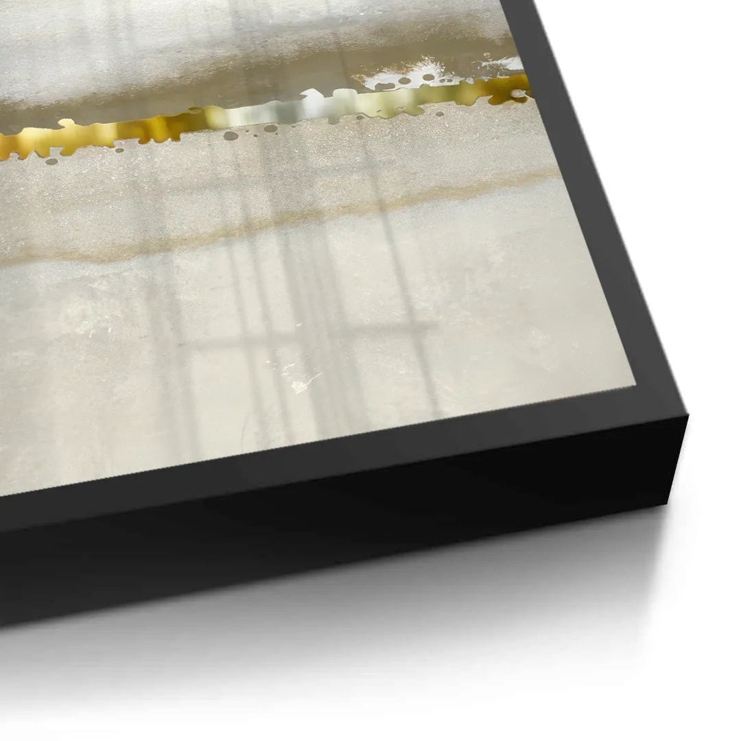 Golden Horizon Set of 3 - Fine Art - Jasmineart.ae