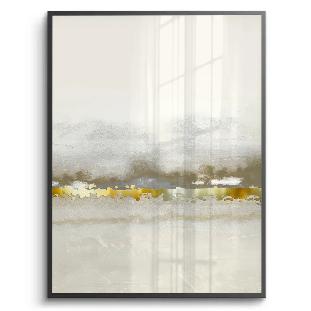 Golden Horizon Set of 3 - Fine Art - Jasmineart.ae