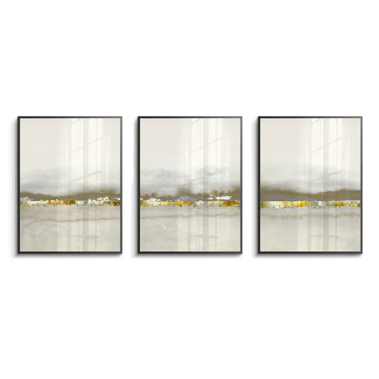 Golden Horizon Set of 3 - Fine Art