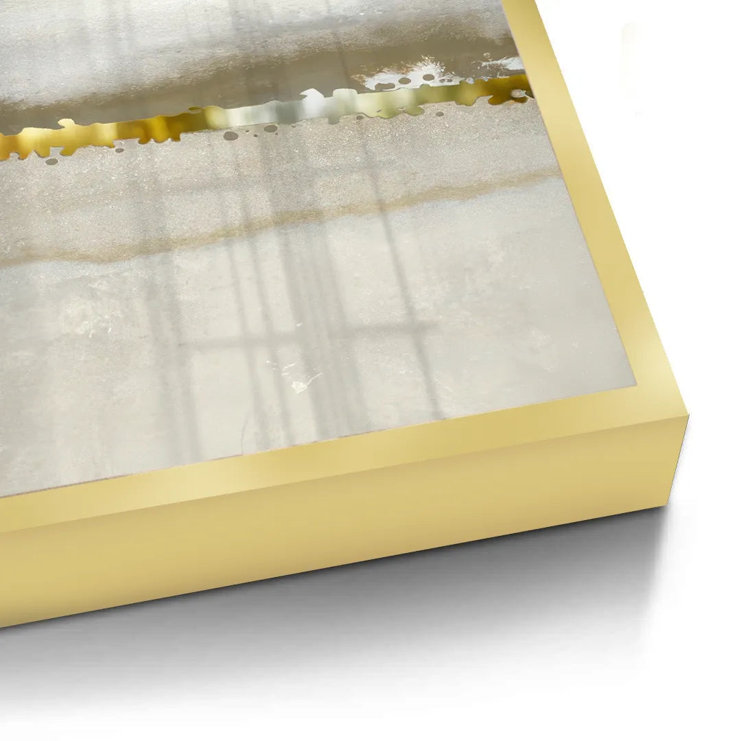 Golden Horizon Set of 3 - Fine Art - Jasmineart.ae