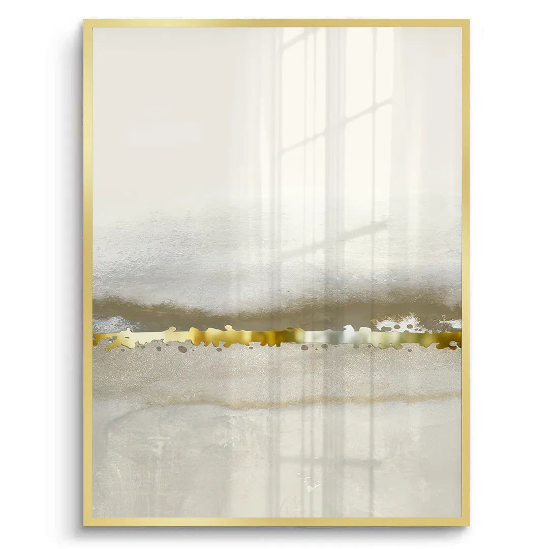 Golden Horizon Set of 3 - Fine Art - Jasmineart.ae