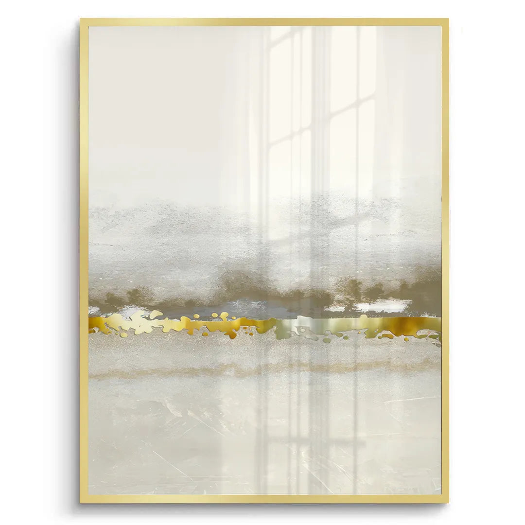 Golden Horizon Set of 3 - Fine Art - Jasmineart.ae