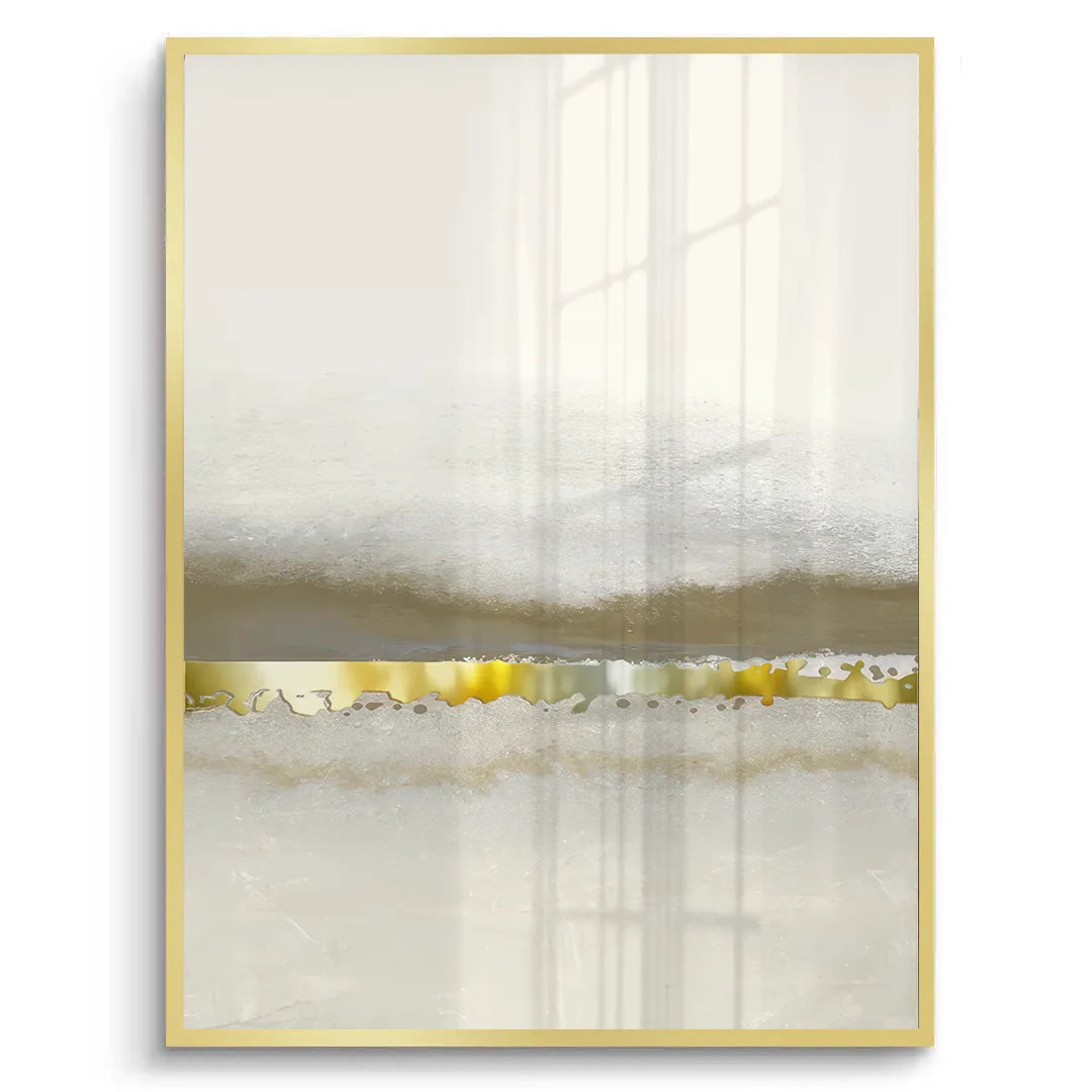 Golden Horizon Set of 3 - Fine Art - Jasmineart.ae