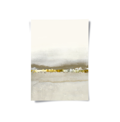 Golden Horizon Set of 3 - Poster