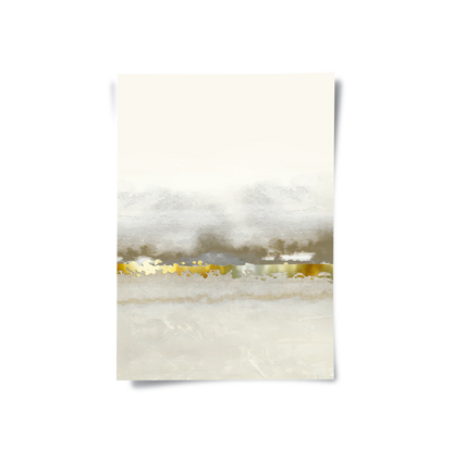 Golden Horizon Set of 3 - Poster