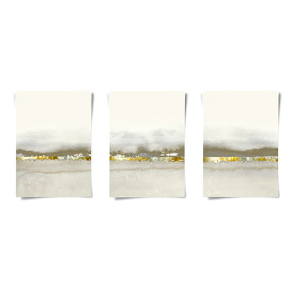 Golden Horizon Set of 3 - Poster