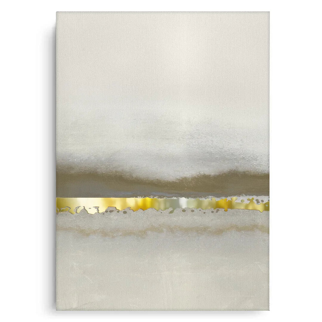 Golden Horizon Set of 3 - Canvas - Jasmineart.ae