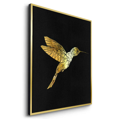 Golden Hummingbird - Canvas
